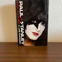 Paul Stanley Faced The Music, A Life Exposed Hardback Book