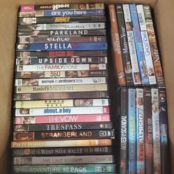300 plus DVDS, VHS and Blue Ray Movies