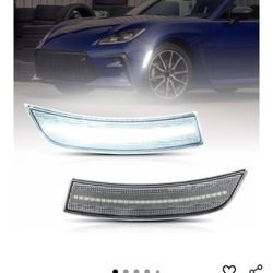 FREE White LED Side Marker Lights 2022-2025 Subaru BRZ & 2022-2025 Toyota GR86, Front Bumper Marker Lamps, Corner Parking Lamps