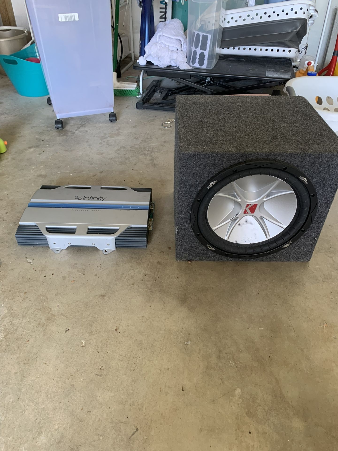 Infinity Reference Amp Kicker CVR 10” Subwoofer w/ Box – Classic