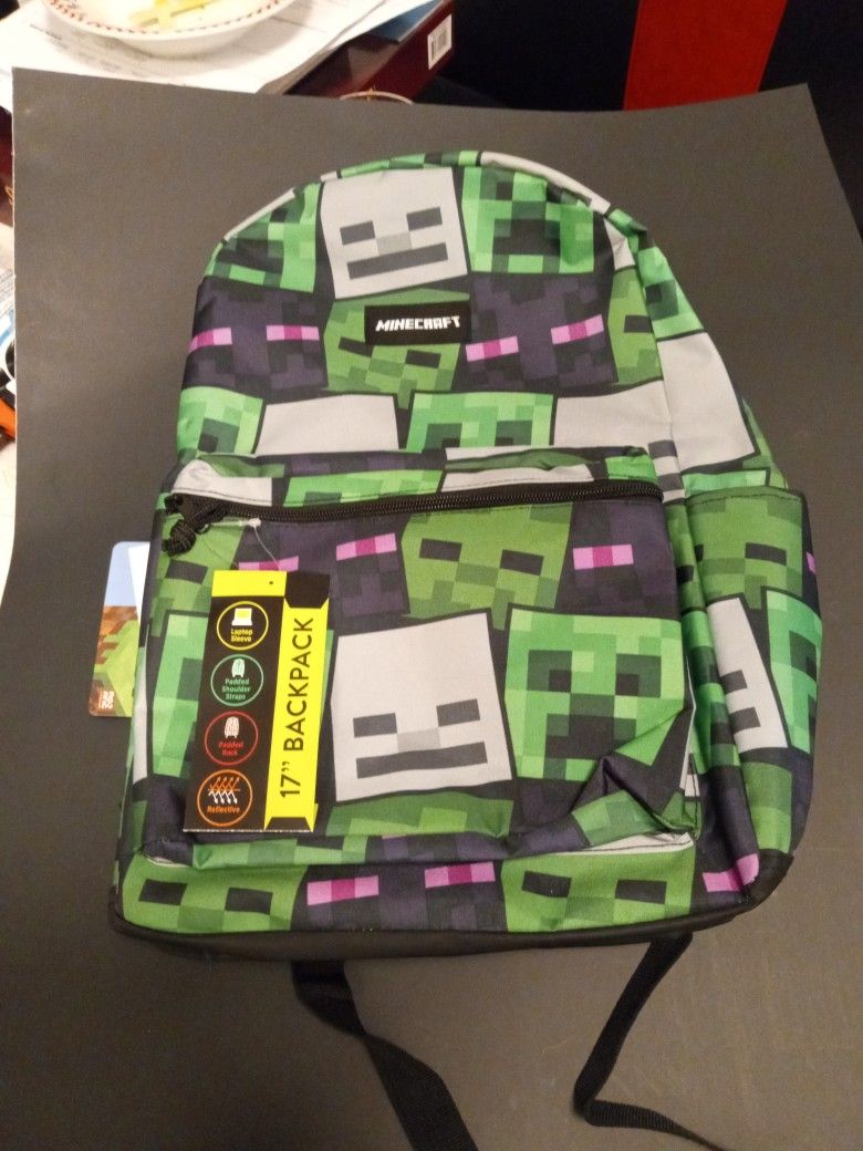 Minecraft 17" Backpack