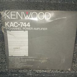 Kenwood KAC-744  Amplifier 