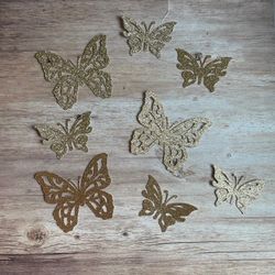 Gold Butterflies 