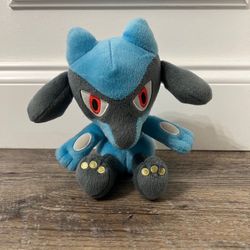 2017 TOMY POKEMON RIOLU PLUSH STUFFED ANIMAL 7" TALL