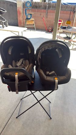 2. Chicco Car seat and base (expires on 2031)