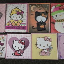 HELLO KITTY GREETING CARDS 