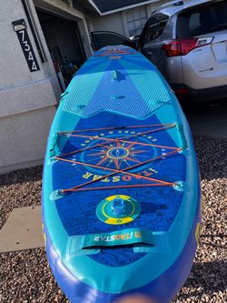 Journey / 11'×35" Extra Wide Paddle Board, One-Stop Premium SUP Board Accessories, Tailored Fins, Stable Inflatable Stand Up Paddle Boards for Youth/A