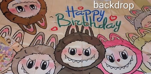 Labubu Birthday Party Decorations