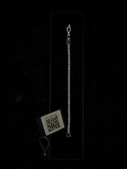 Swarovski Silver Crystal Tennis Bracelet