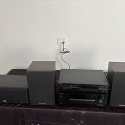 Sound System (mixed brands including Sony, Onkyo, JBL, 