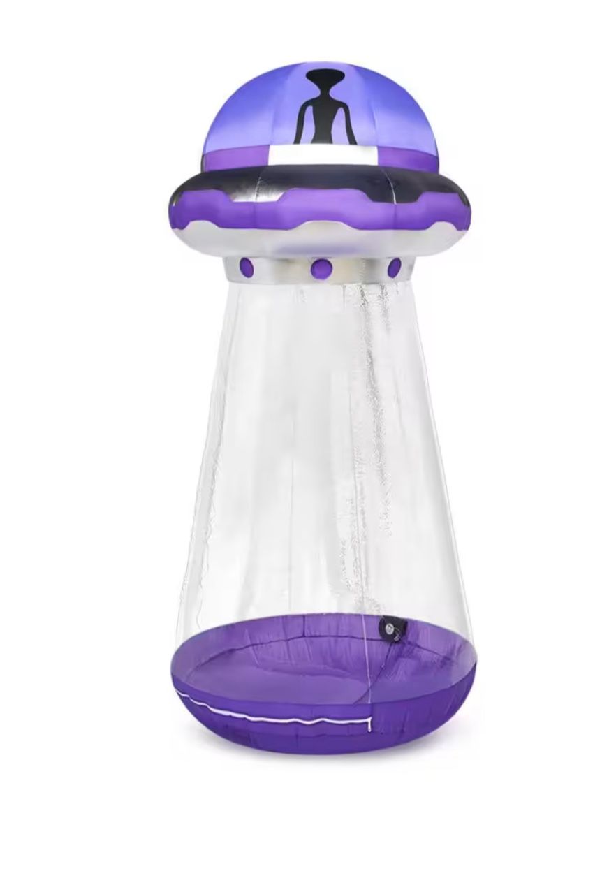 9 Ft. LED Halloween Purple UFO Inflatable