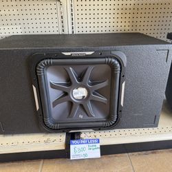 Kicker Car Speaker Box