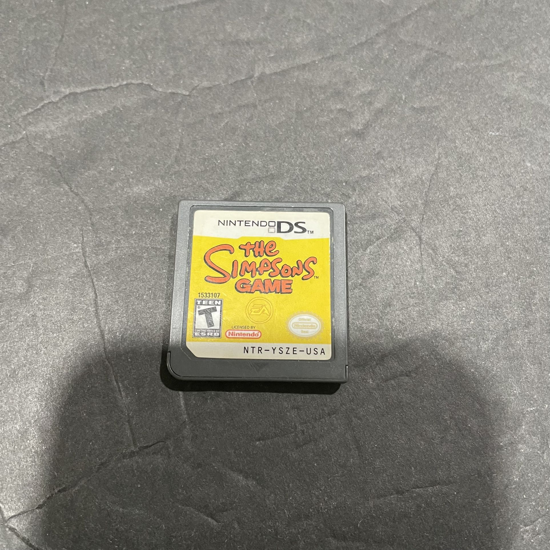Nintendo DS The Simpsons Game 