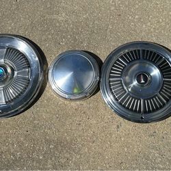 Vintage Hubcaps - Oldsmobile Ford Plymouth