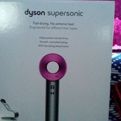Brand New Dyson Supersonic, Fast Drying ,No Extreme Heat , Engineered For Different Hair Styles 