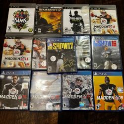 PS3 & PS4 Gaming Lot 