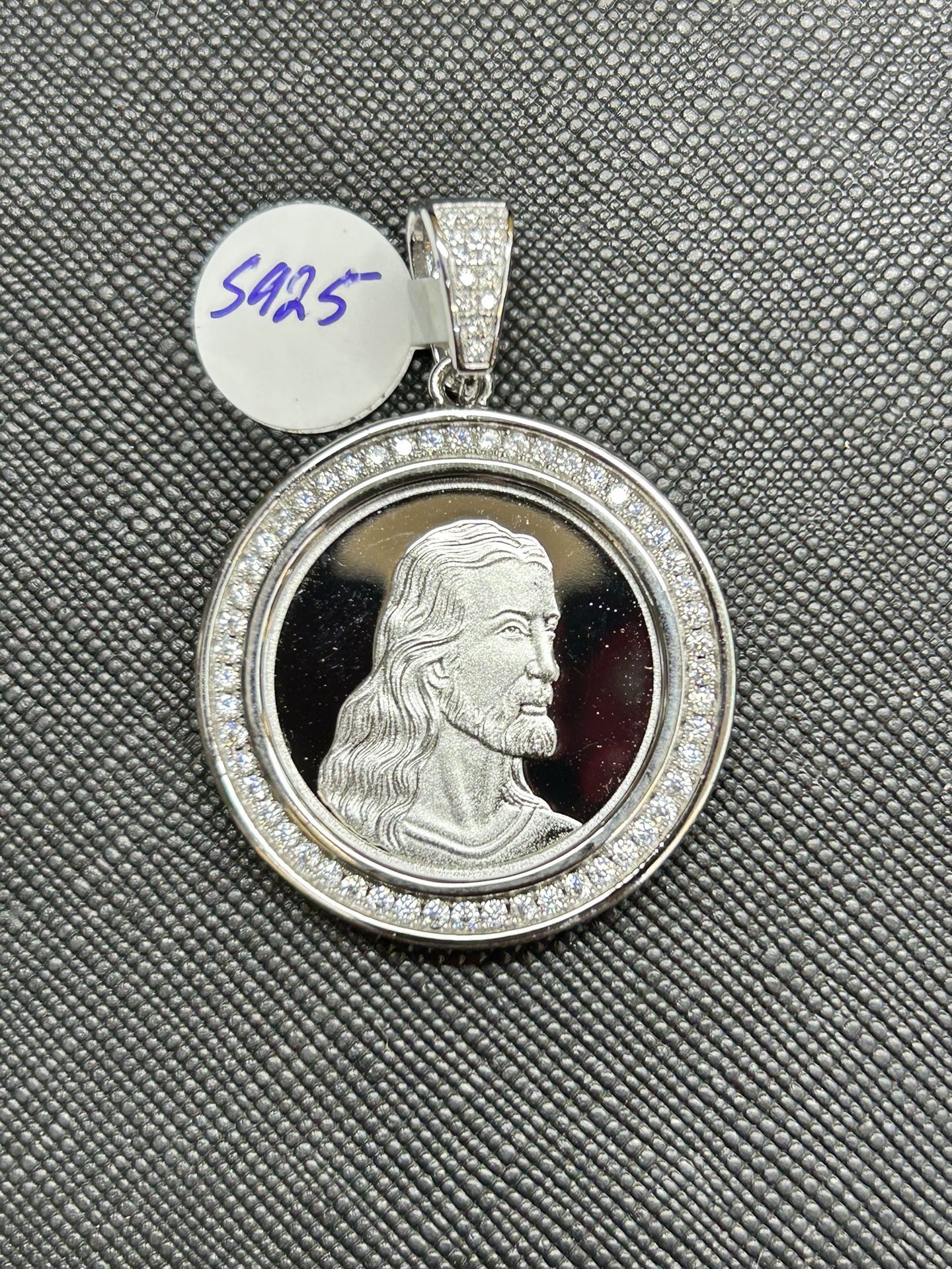 Silver Jesus Pendant