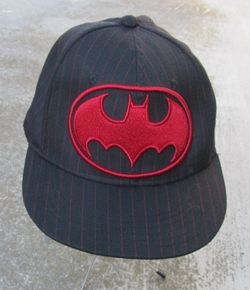 Batman Black Baseball Hat Cap Adjustable Snapback DC Comics
