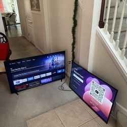 Two TV 📺 Smart 50” 43” Phillips And TLC