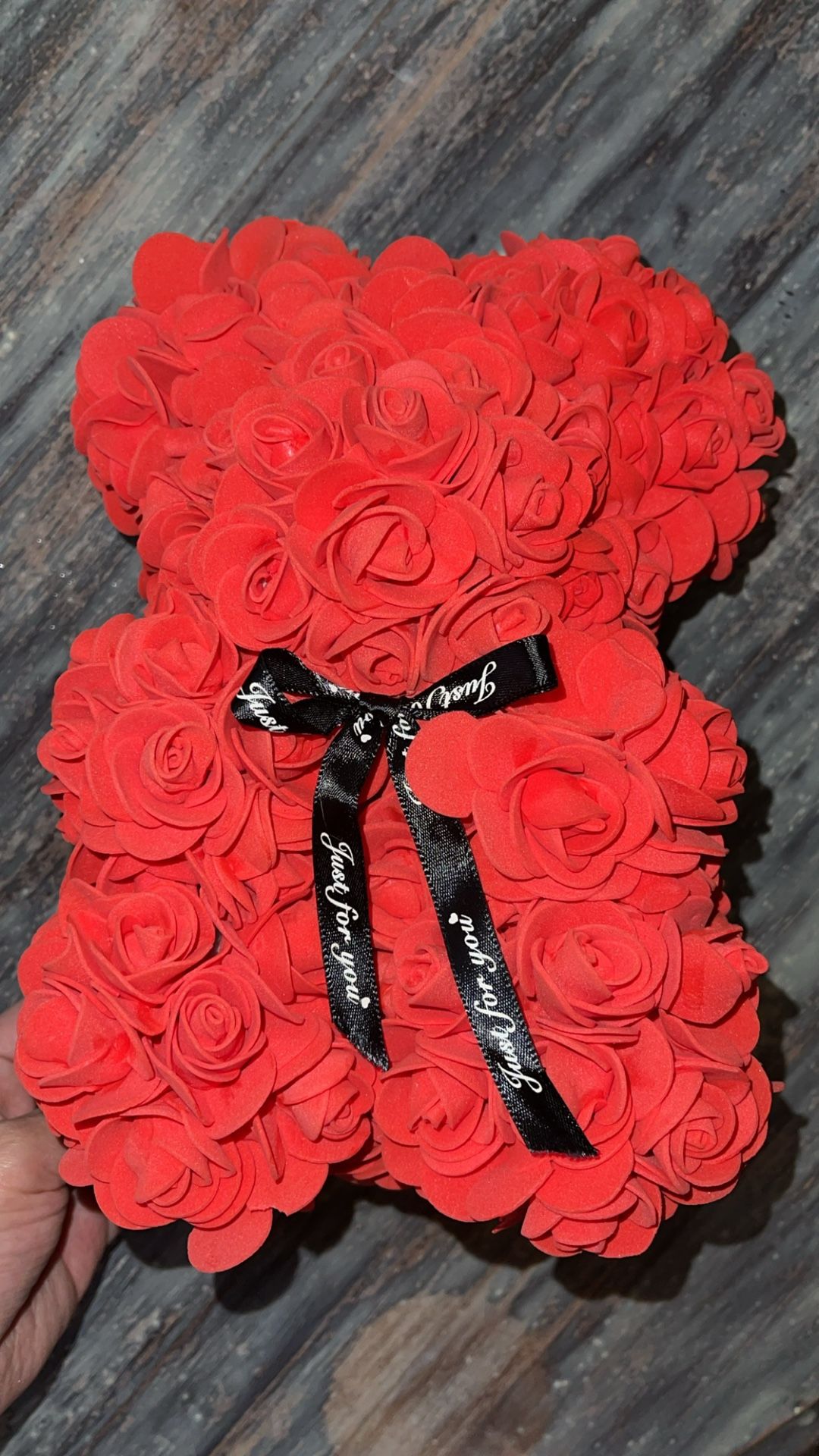Foam Rose Bear
