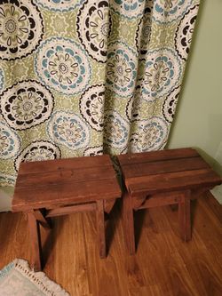 Wood Bench Stool