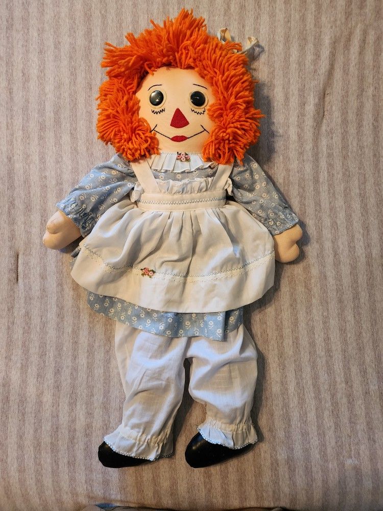 Antique Hand Made Raggedy Ann Doll