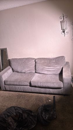 Grey couch/bed