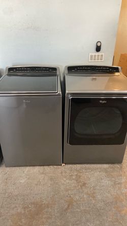 Set washer and dryer whirlpool top loader
