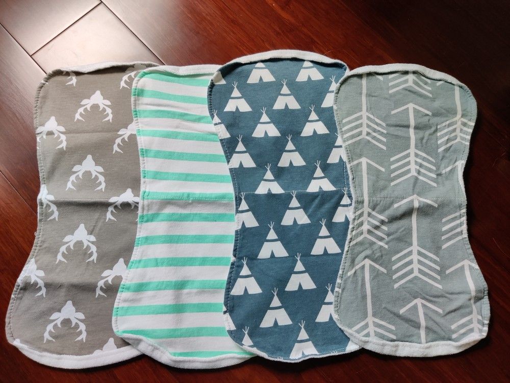 Baby Burp Cloths (4)