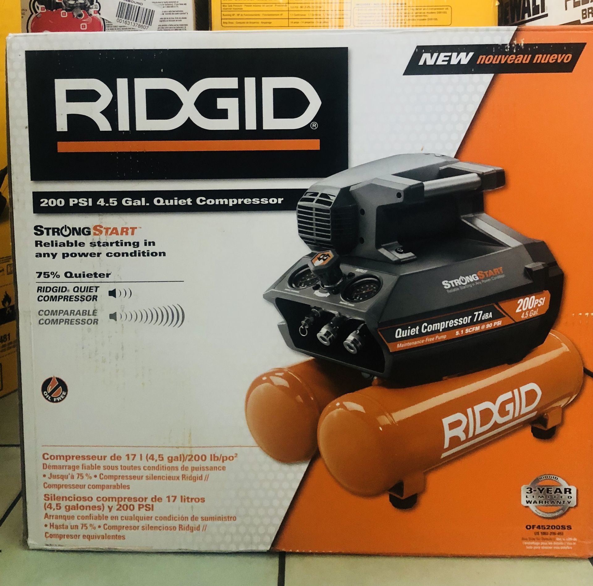 Ridgid compressor