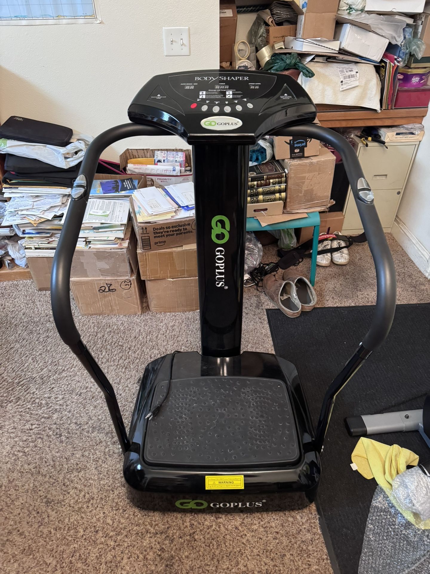 Go Plus Body Shaped Vibration Plate