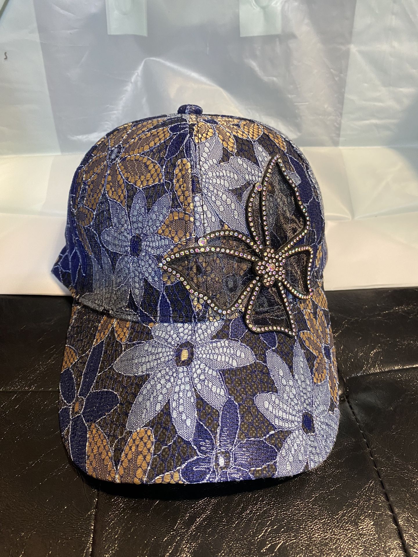 Butterfly Bling Women’s Hats - Brand New - In Blue, Pink, or Black