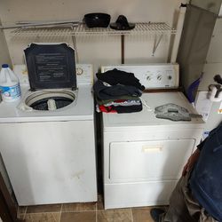 ge washer and kenmore dryer