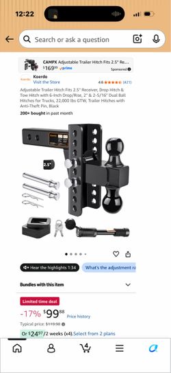 2.5 tow hitch receiver