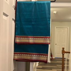 Indian Saree With Blouse Piece Attached 