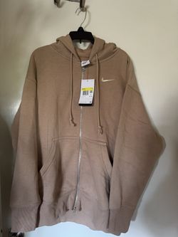 Brown; Adult Small; Nike Zip-Up
