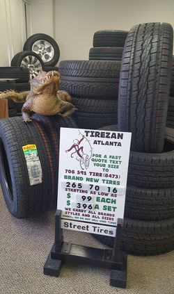 265 70 16 BRAND NEW TIRE TIRES $99 EACH $396 SET