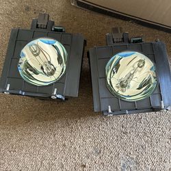 Twin pack replacement projector lamp modules