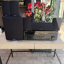 Yamaha Receiver And Definitive Technology Speakers 