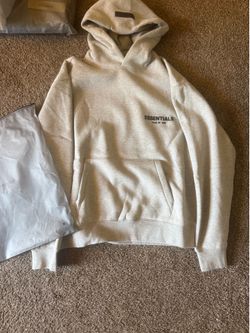 Dark oatmeal essentials hoodie