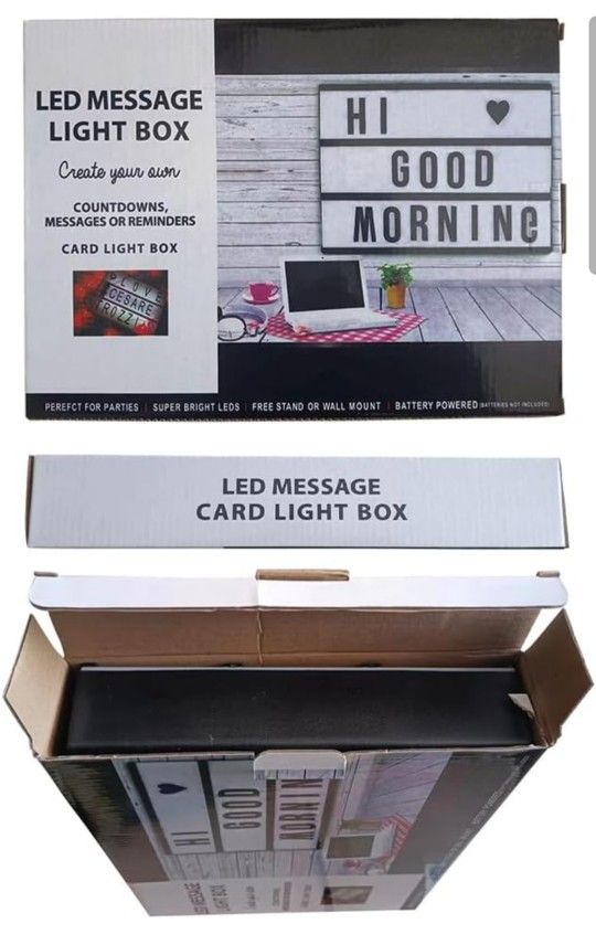 2 Led Message Light Box