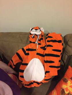 Tiger costume with pants 3-6 months