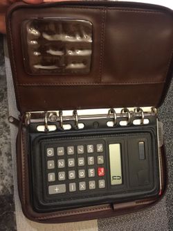 Personal Organizer with calculator $6