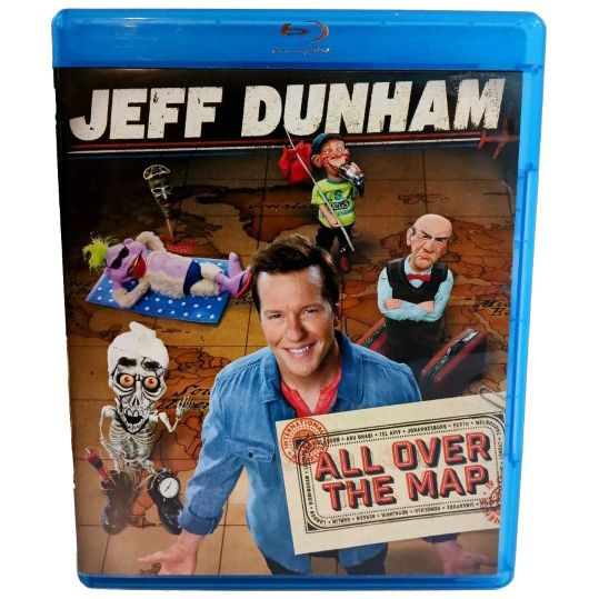 Jeff Dunham: All Over the Map (Blu-ray Disc, 2014) Like New Great Condition 