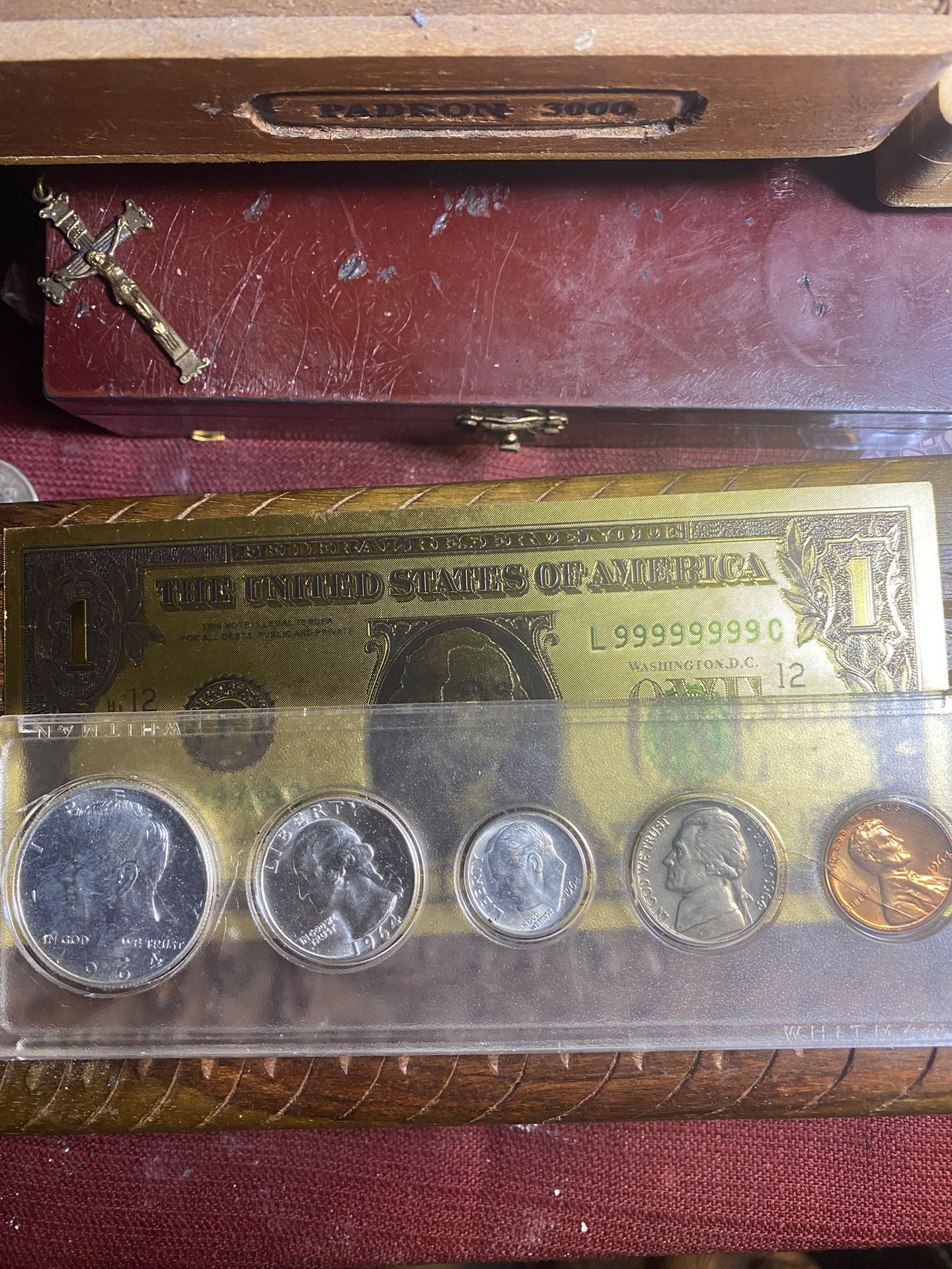 1964 Philadelphia Mint Set And Two Bitcoins