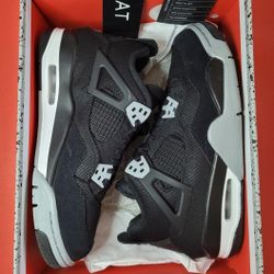 Jordan 4 Black Canvas