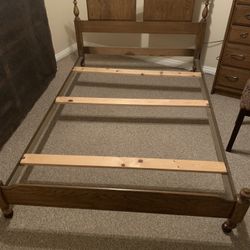 Wood Full Bed Frame