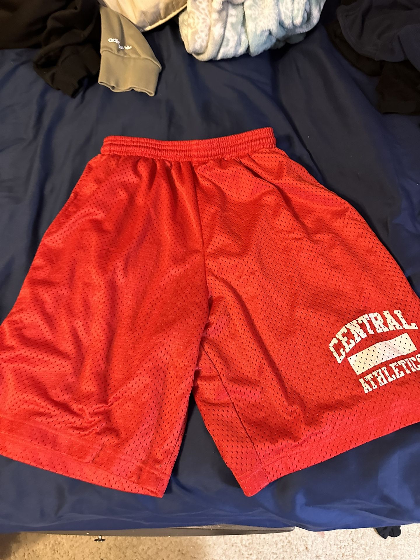 Red Gym shorts