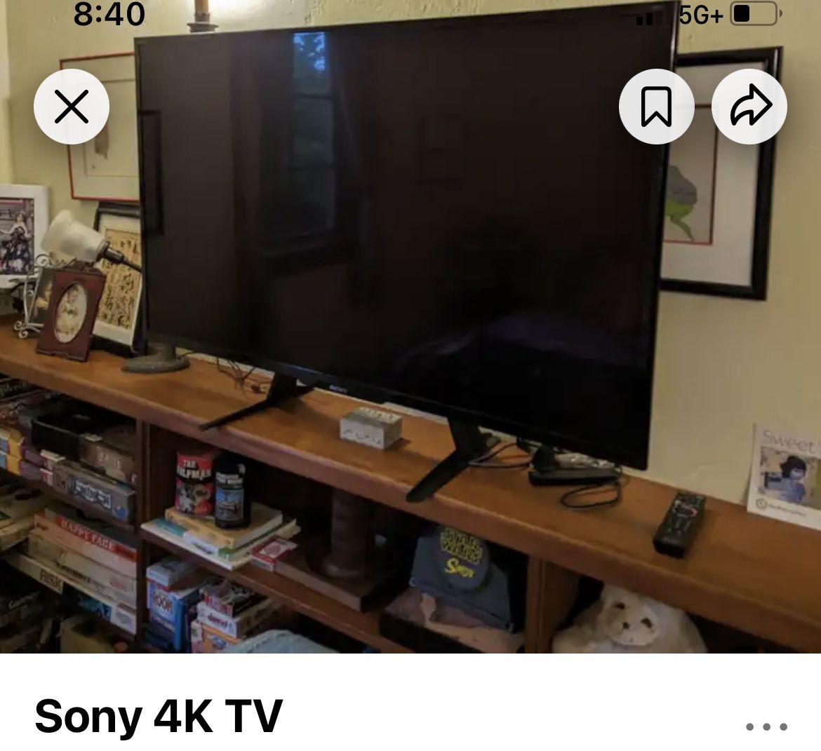 55” Sony 4K 