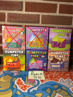 Dumpster Fire Figures by 100% Soft